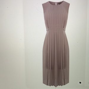 Warehouse Pleated Midi Dress